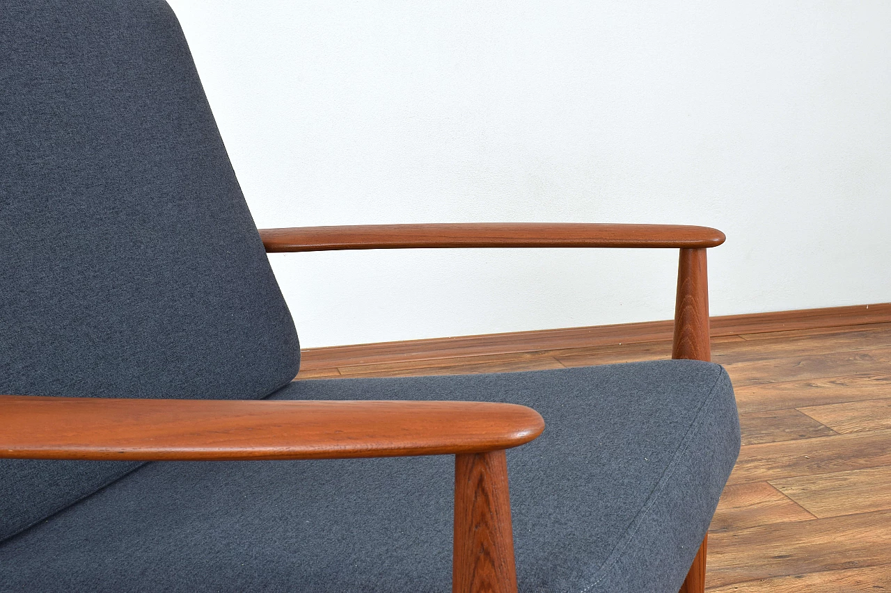 Armchair 118 by Grete Jalk for France & Søn, 1960s 13