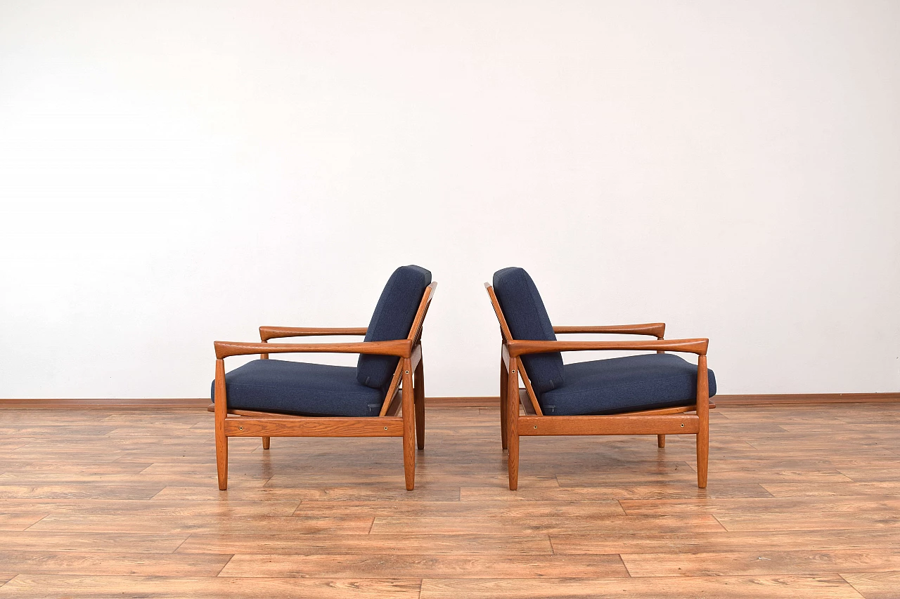 Pair of Kolding armchairs by Erik Wørts for Ikea, 1960s 3