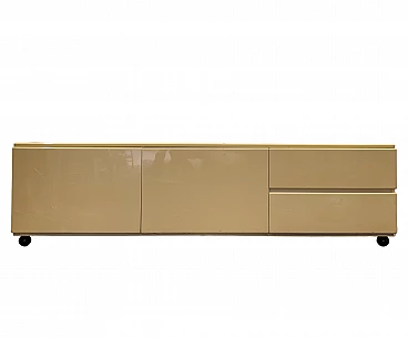 Lacquered wood sideboard in the style of Mario Bellini, 1970s