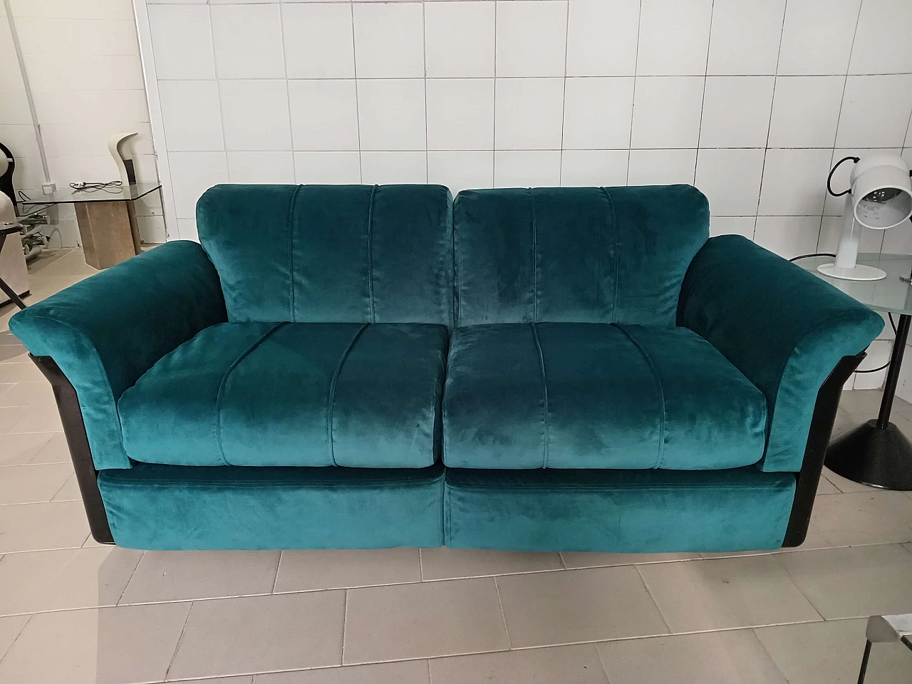 Larissa two-seater sofa by Vittorio Introini for Saporiti, 1970s 1