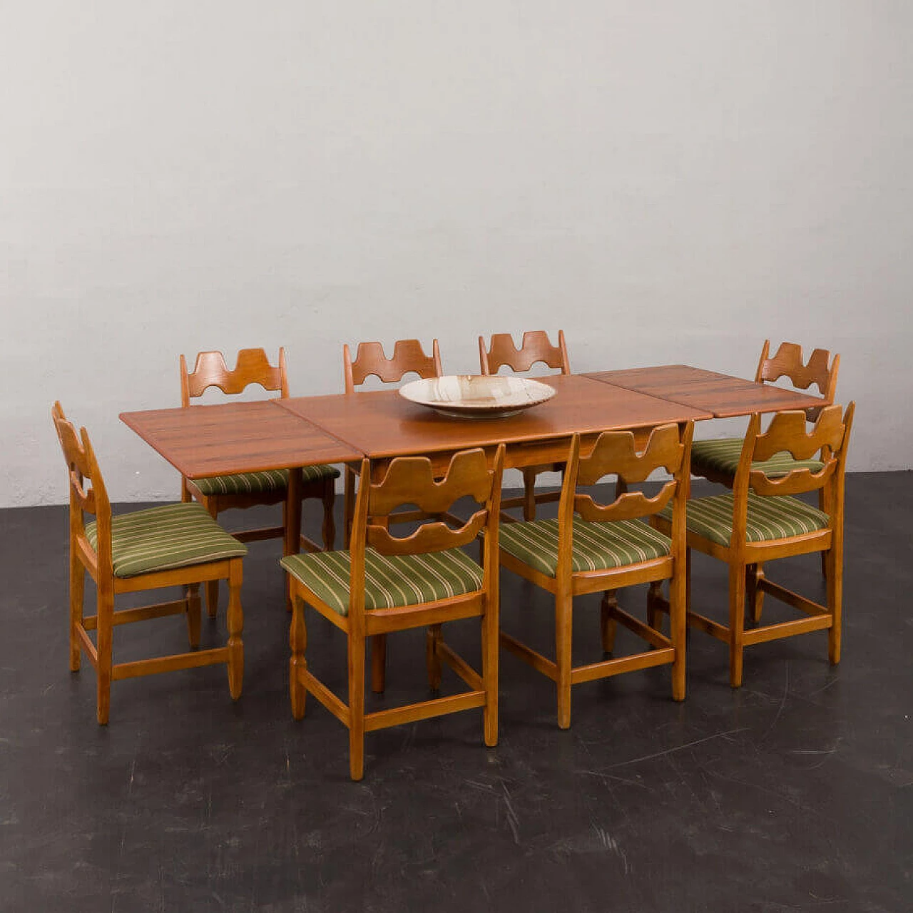 Extending teak table by H. Sigh & Søn Møbelfabrik, 1960s 1