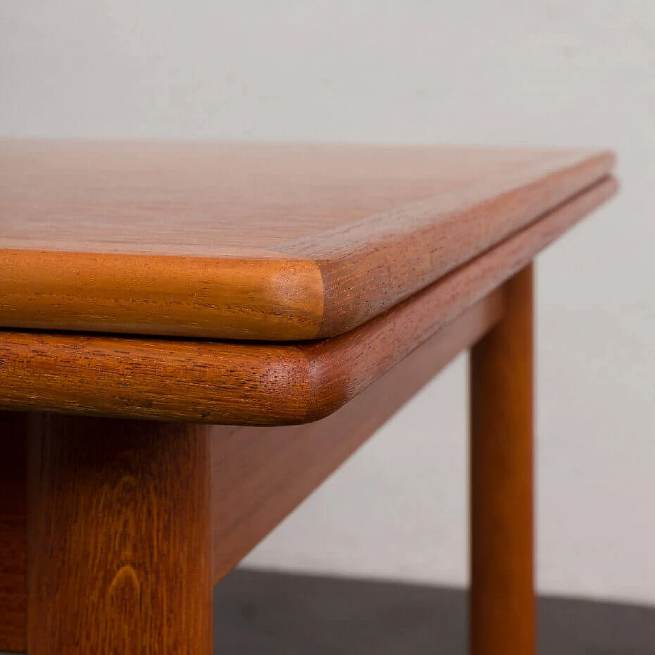 Extending teak table by H. Sigh & Søn Møbelfabrik, 1960s 9