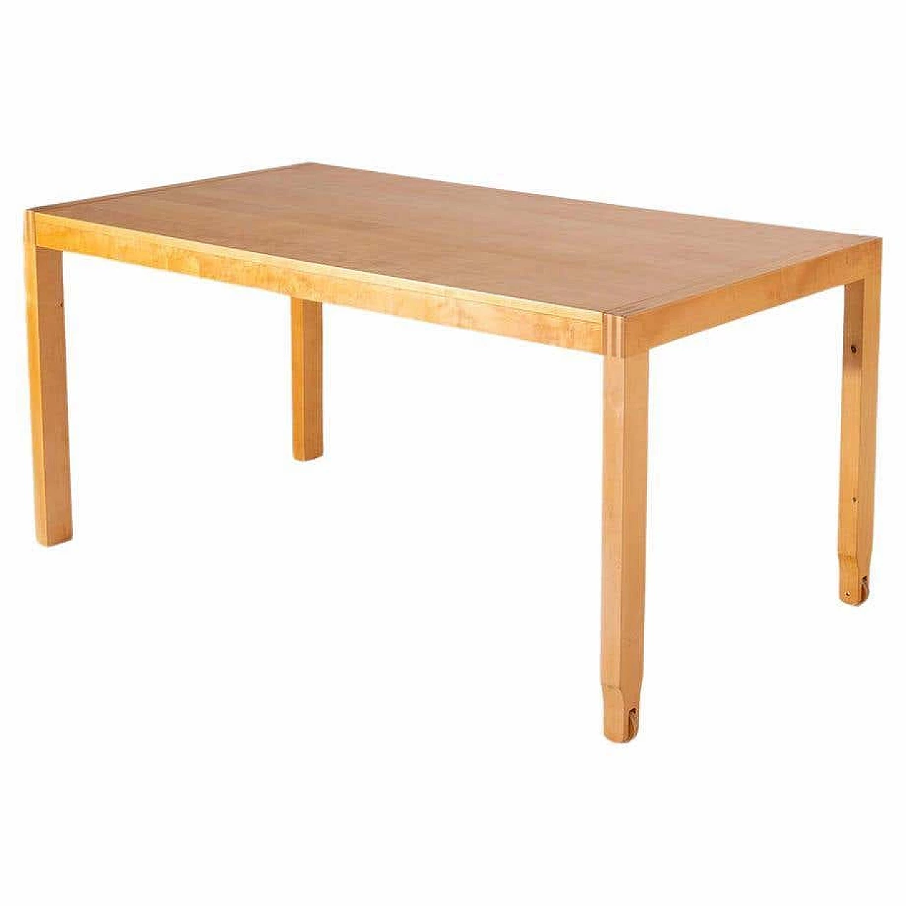 Light wood table, 1970s 1