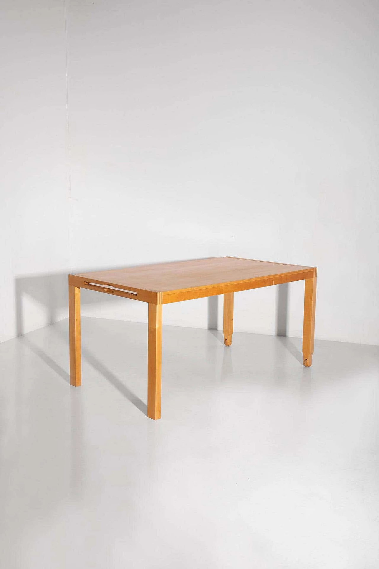 Light wood table, 1970s 2