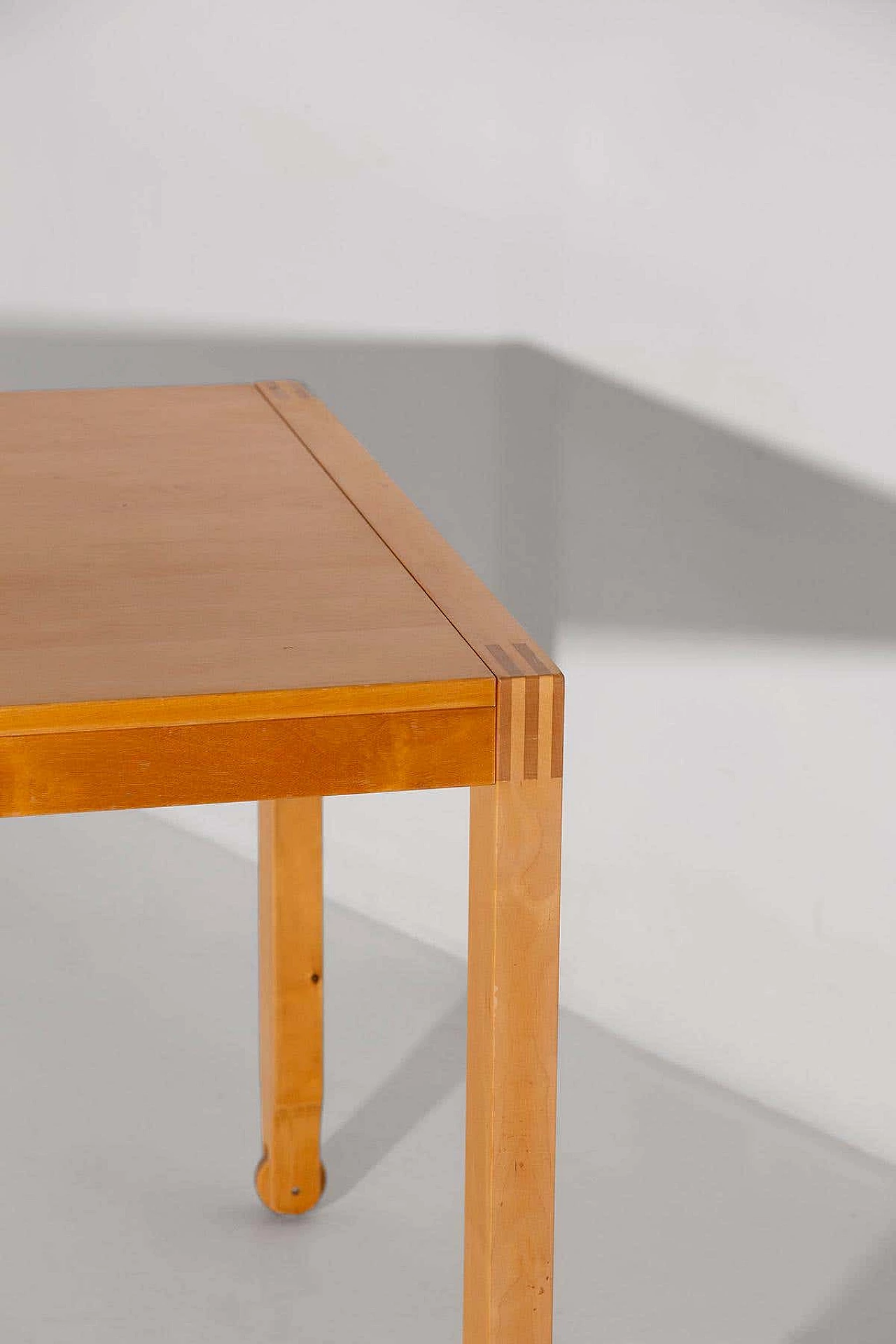 Light wood table, 1970s 4
