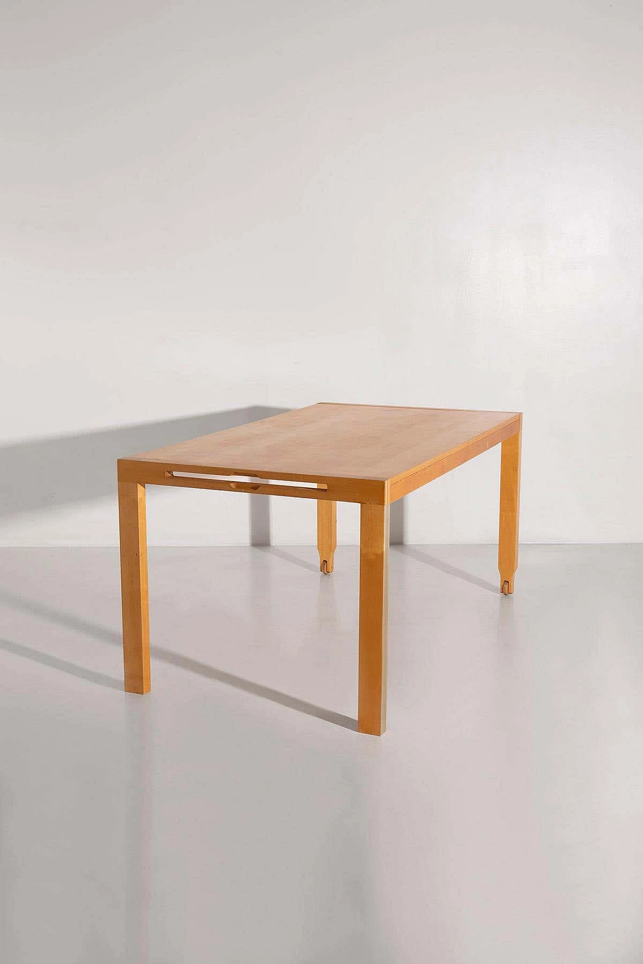 Light wood table, 1970s 5