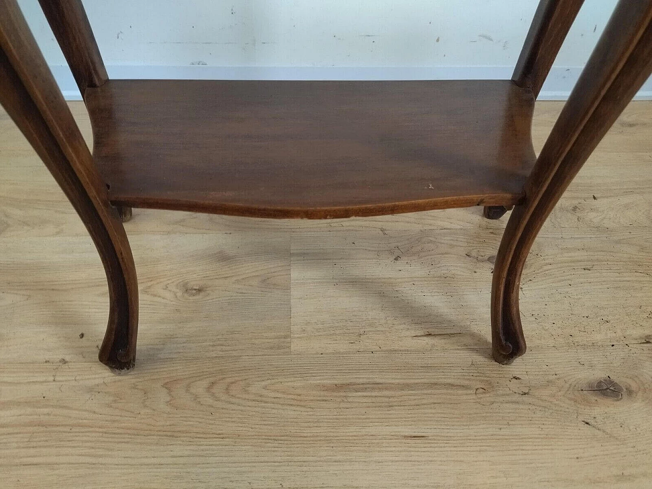 Walnut bedside table in Louis XV style, 1940s 6