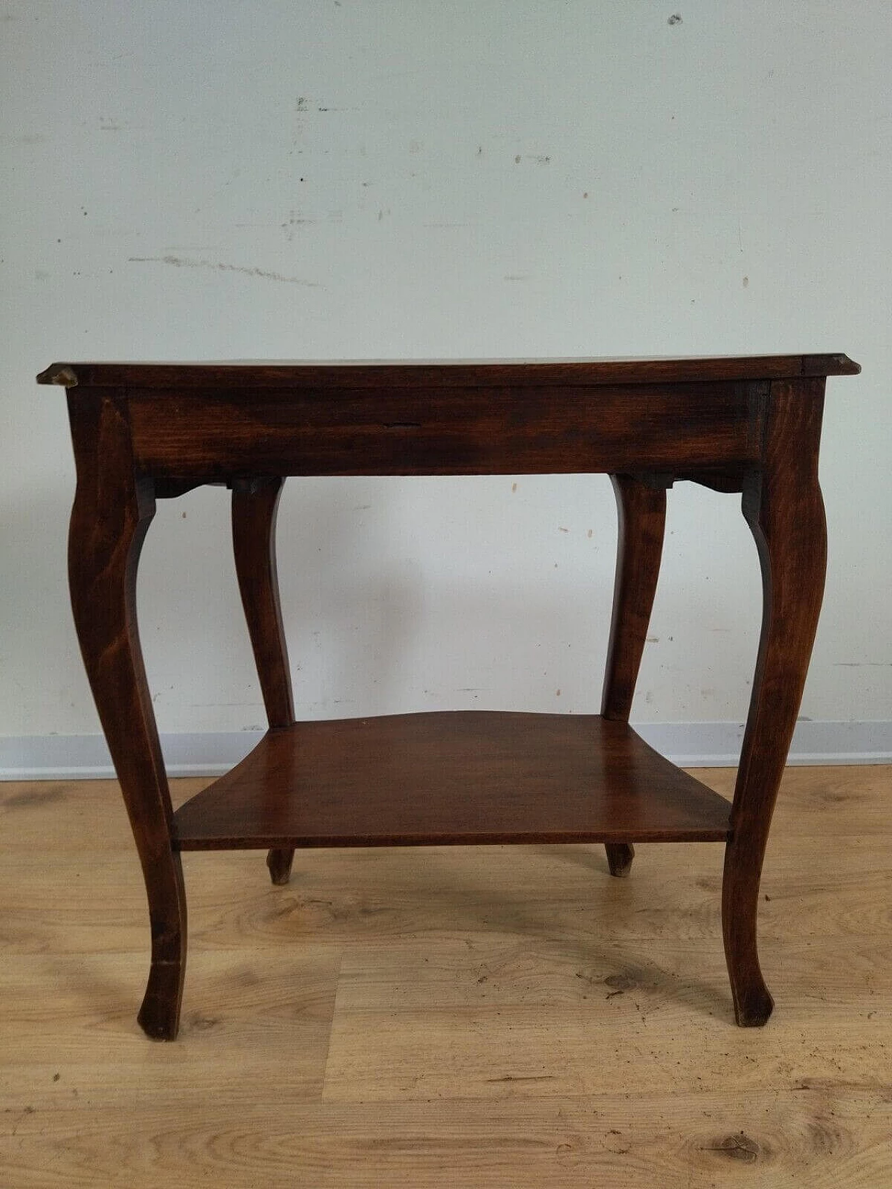 Walnut bedside table in Louis XV style, 1940s 10