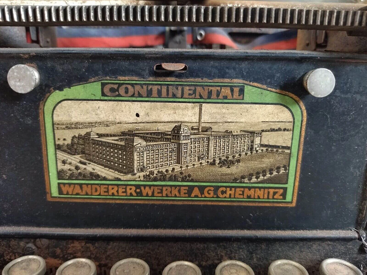 Macchina da scrivere Continental, inizio '900 5