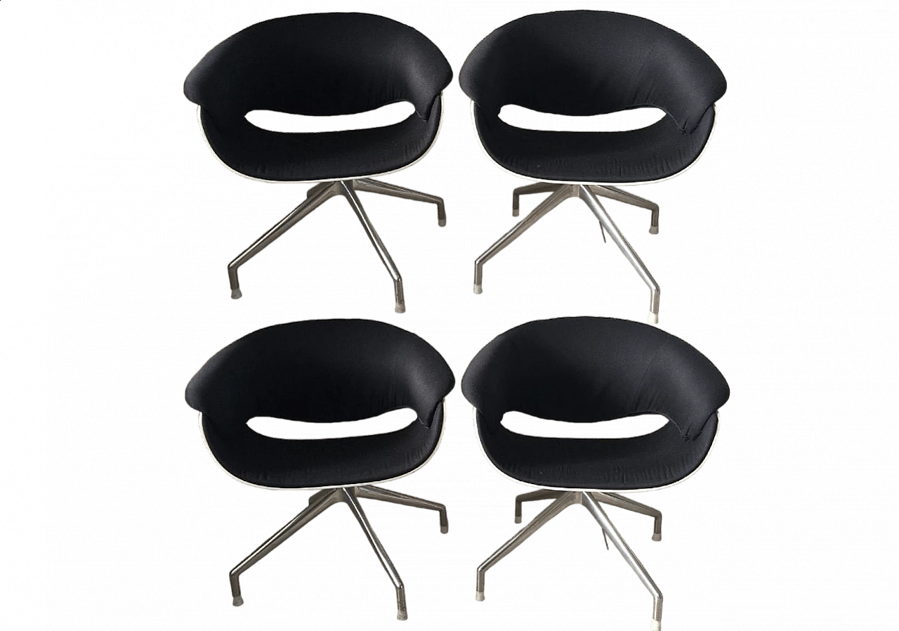 4 Sina armchairs by Uwe Fischer for B&B Italia 23
