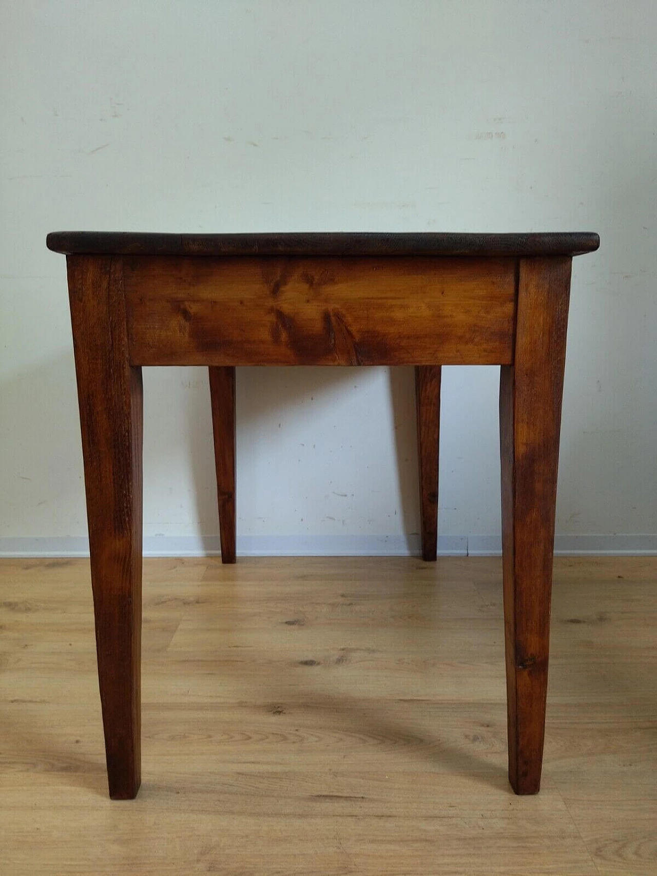 Walnut-stained solid spruce desk, late 19th century 11