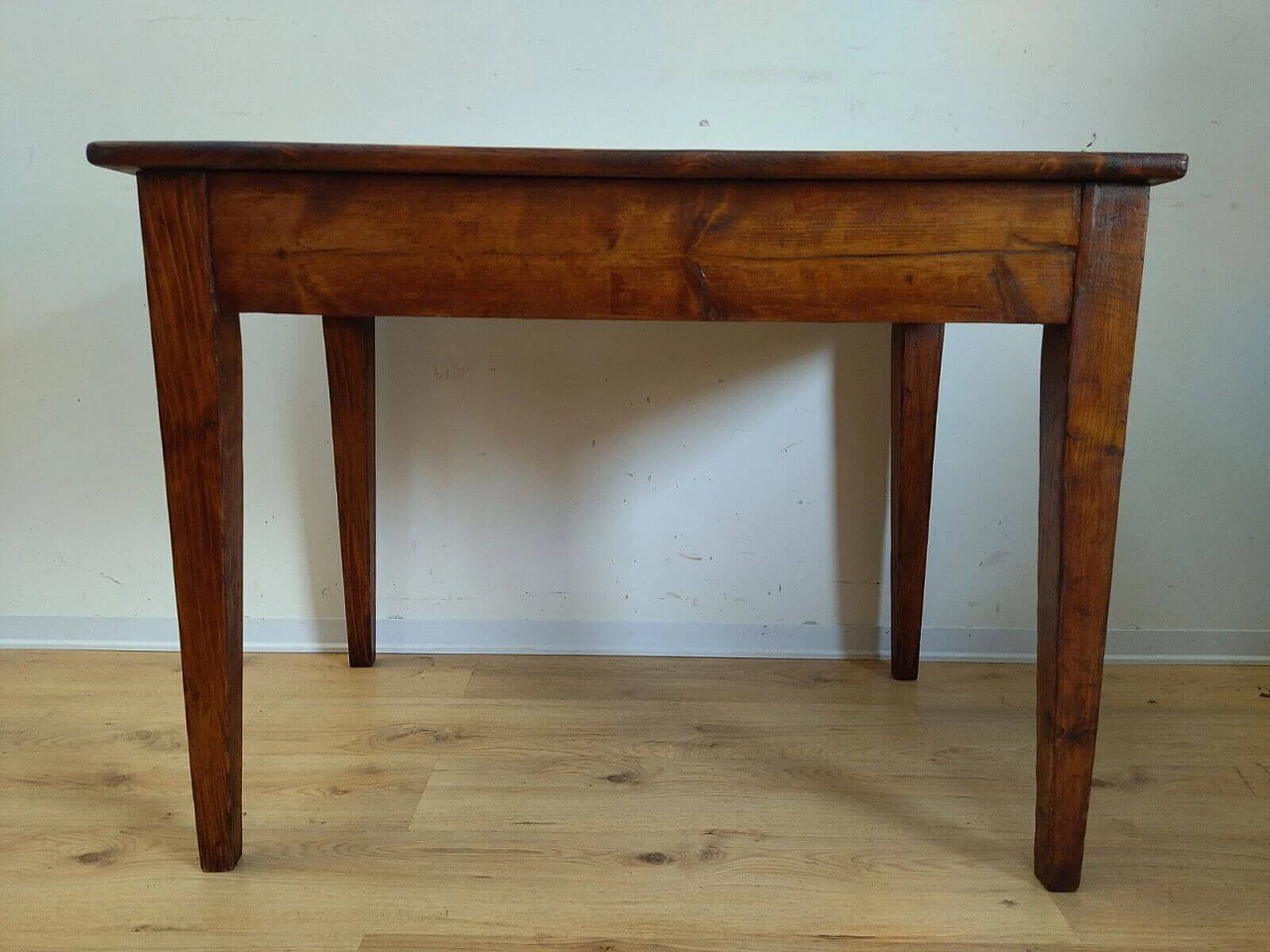 Walnut-stained solid spruce desk, late 19th century 12