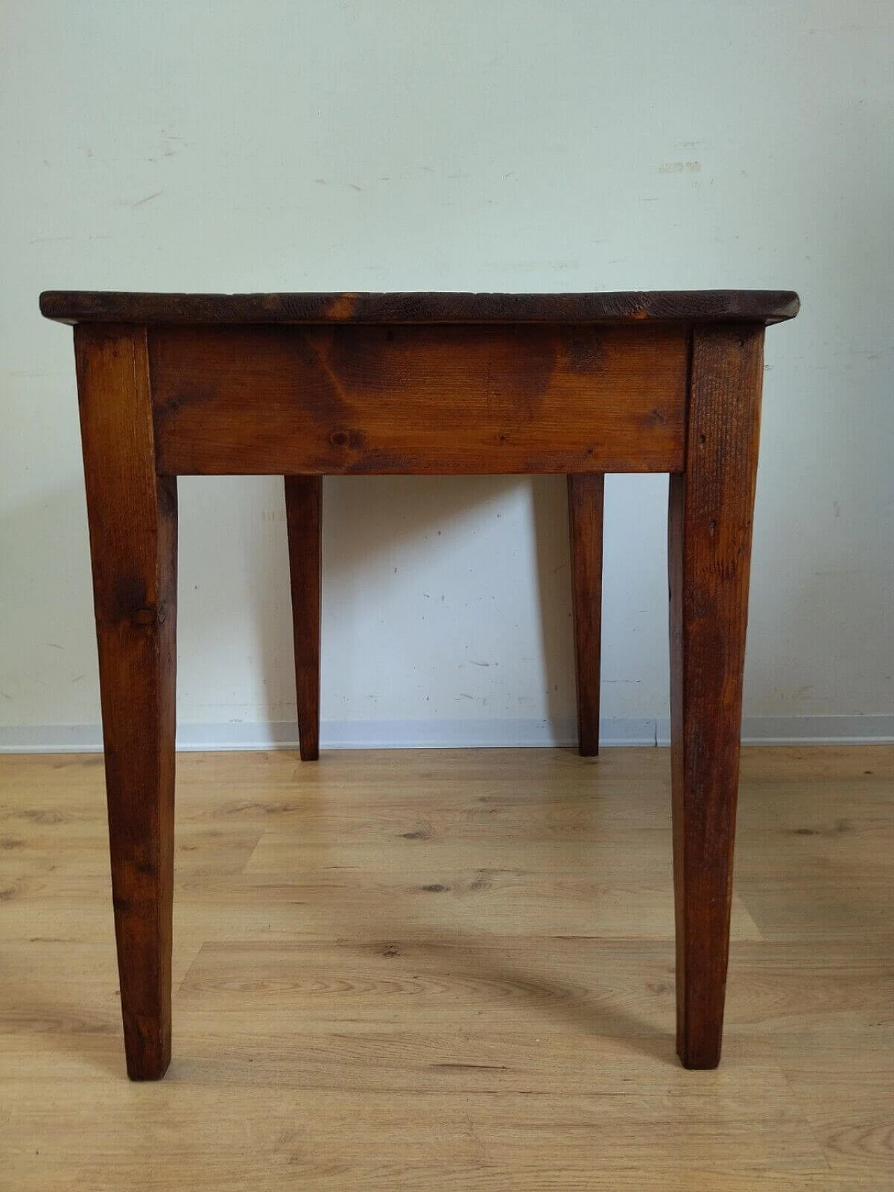 Walnut-stained solid spruce desk, late 19th century 13