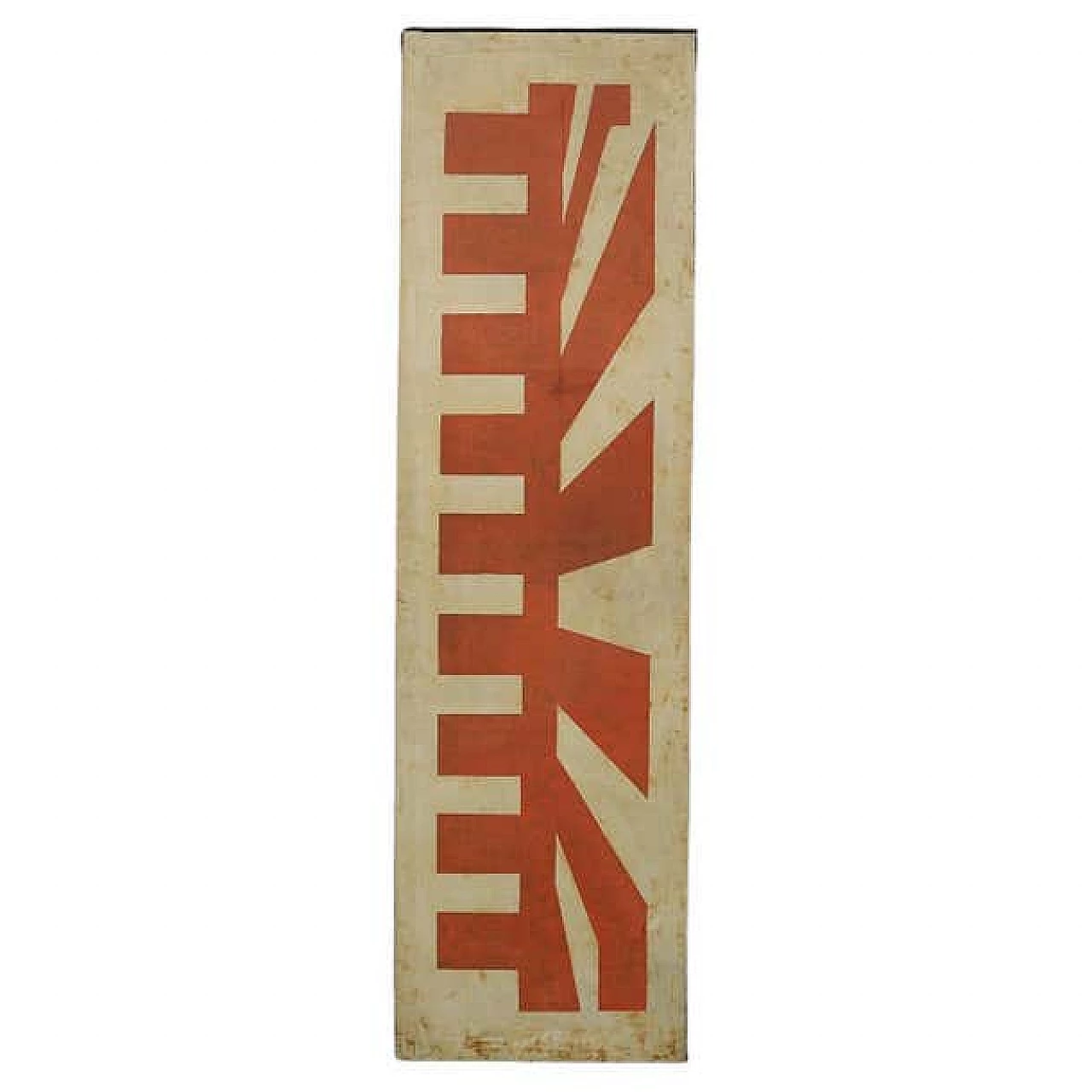 M. Diklic, painting on futurist canvas, 1967 1