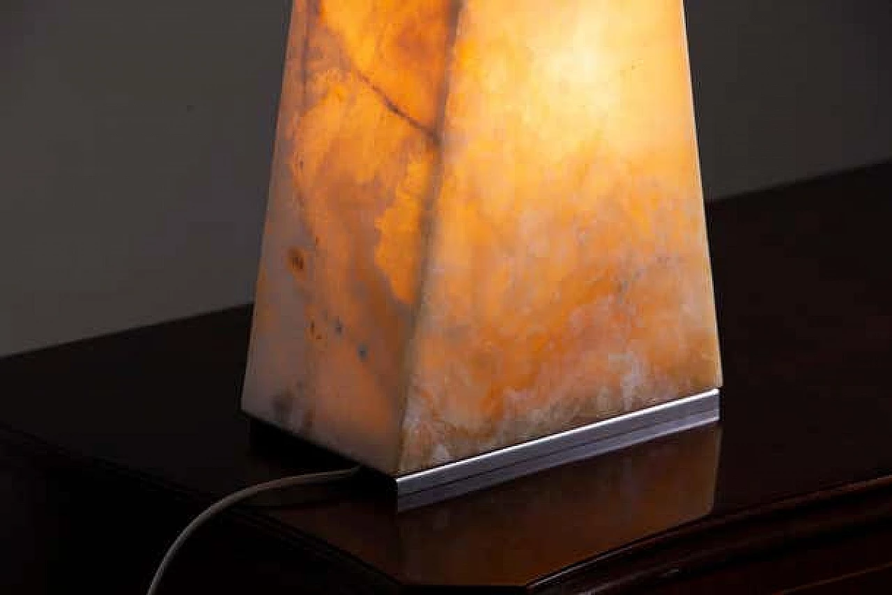 Alabaster table lamp 12