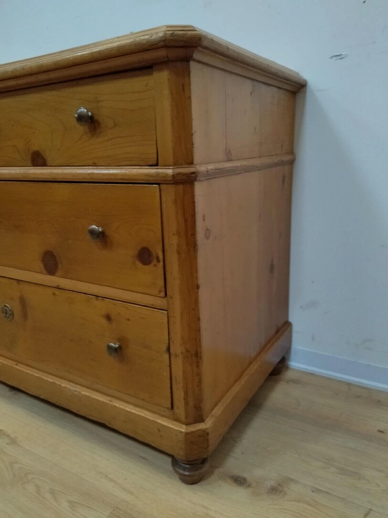 Cassettone rustico in abete, fine '800 12