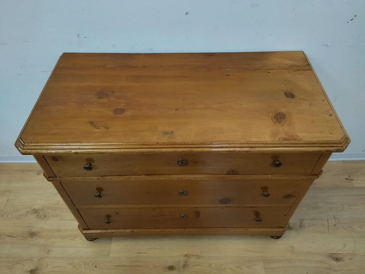 Cassettone rustico in abete, fine '800 13