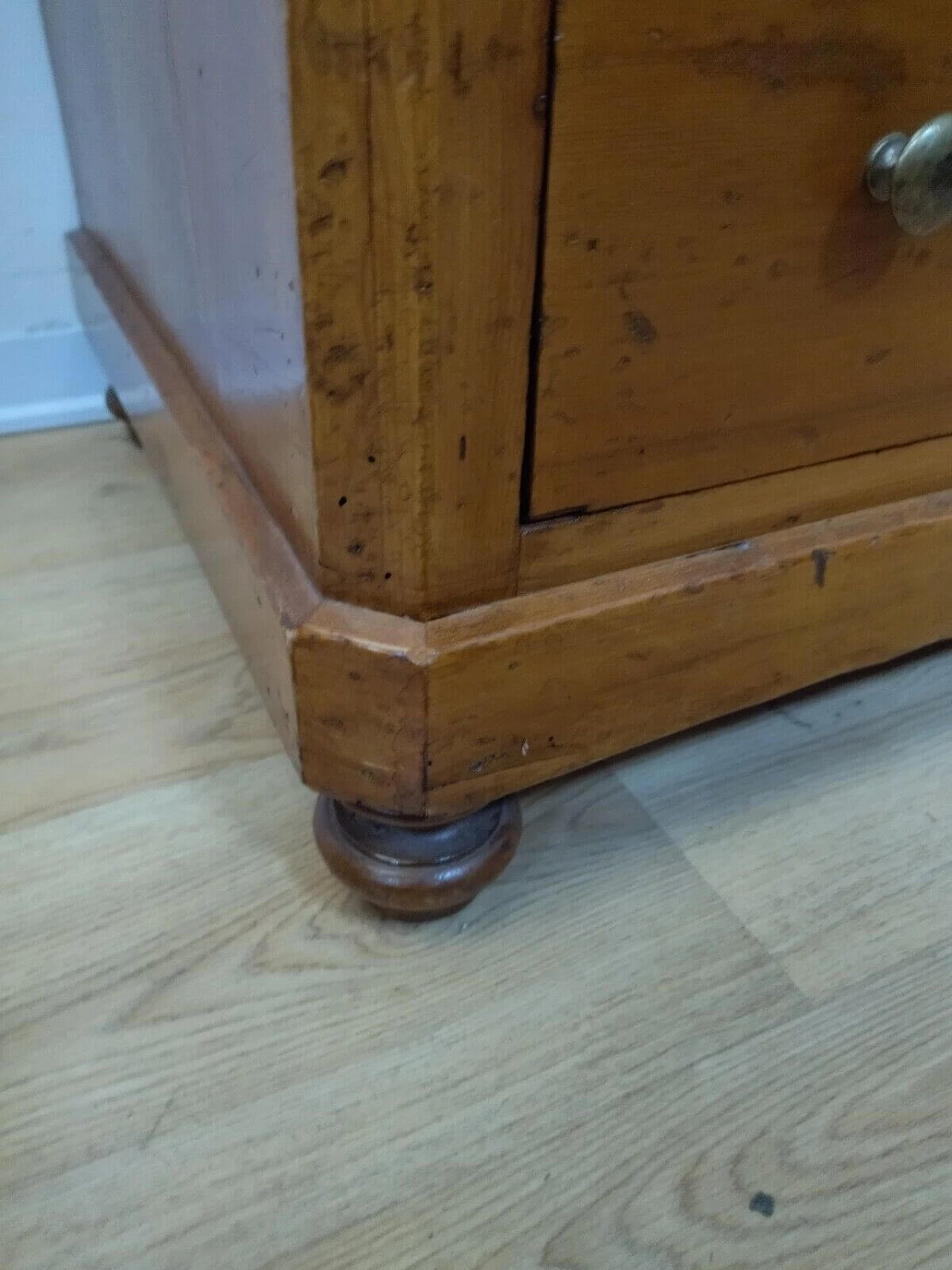 Cassettone rustico in abete, fine '800 17