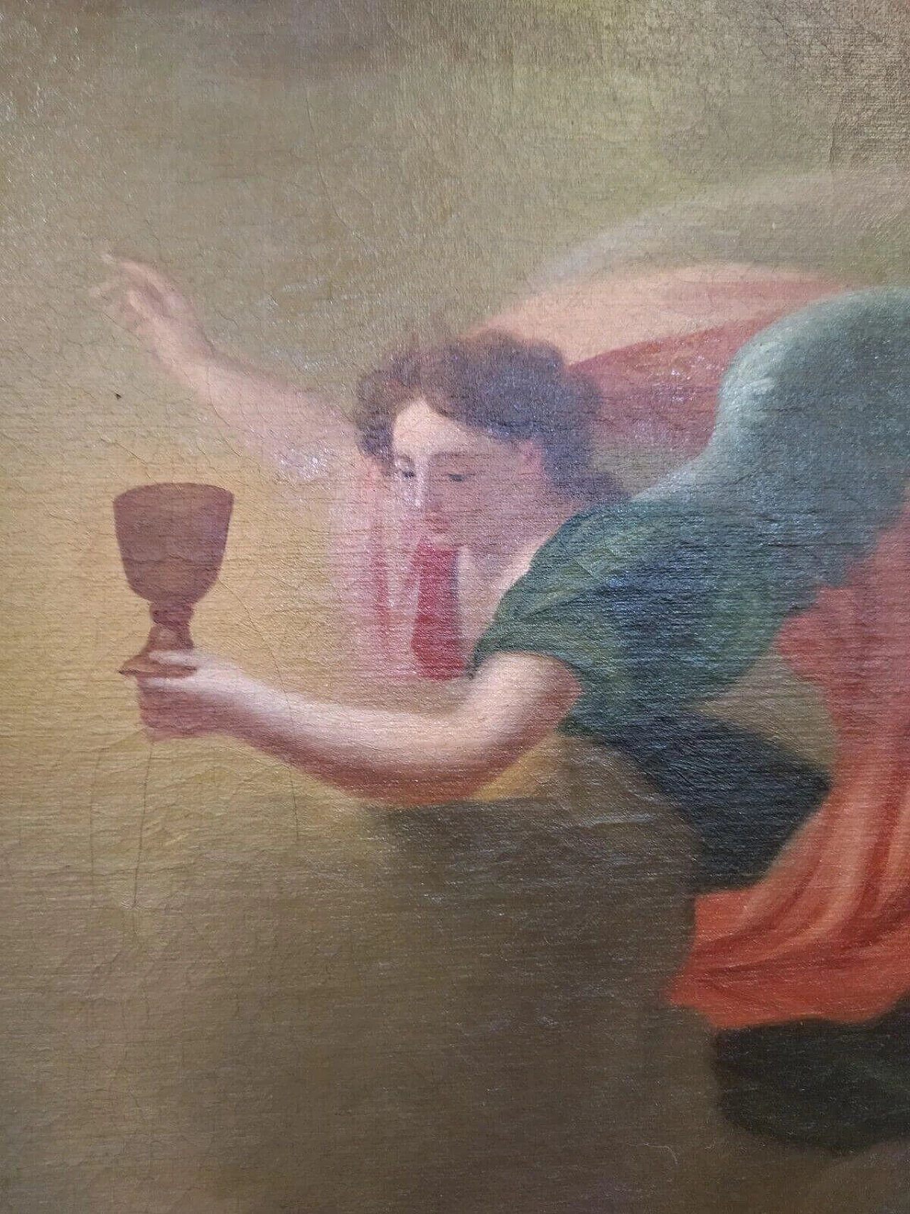 Gesù in preghiera nell'orto degli ulivi, olio su tela, '800 5