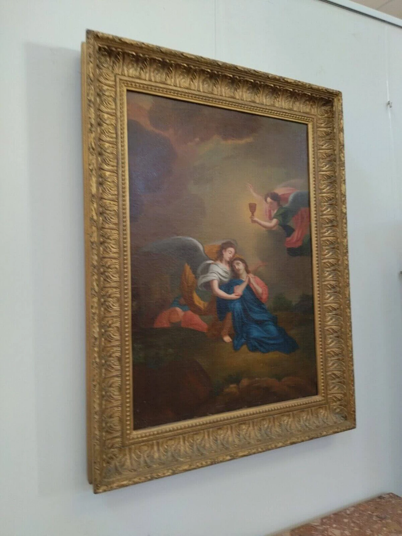 Gesù in preghiera nell'orto degli ulivi, olio su tela, '800 10