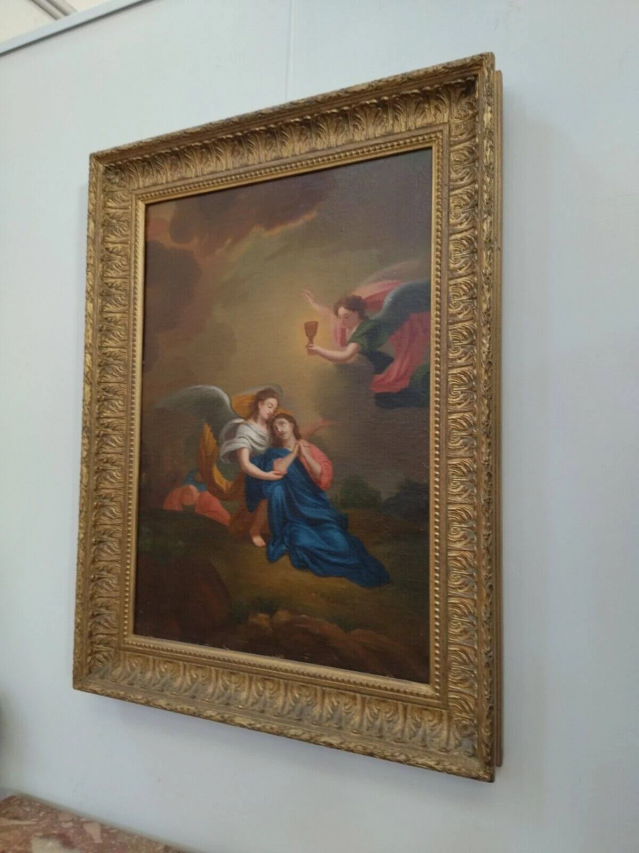 Gesù in preghiera nell'orto degli ulivi, olio su tela, '800 11