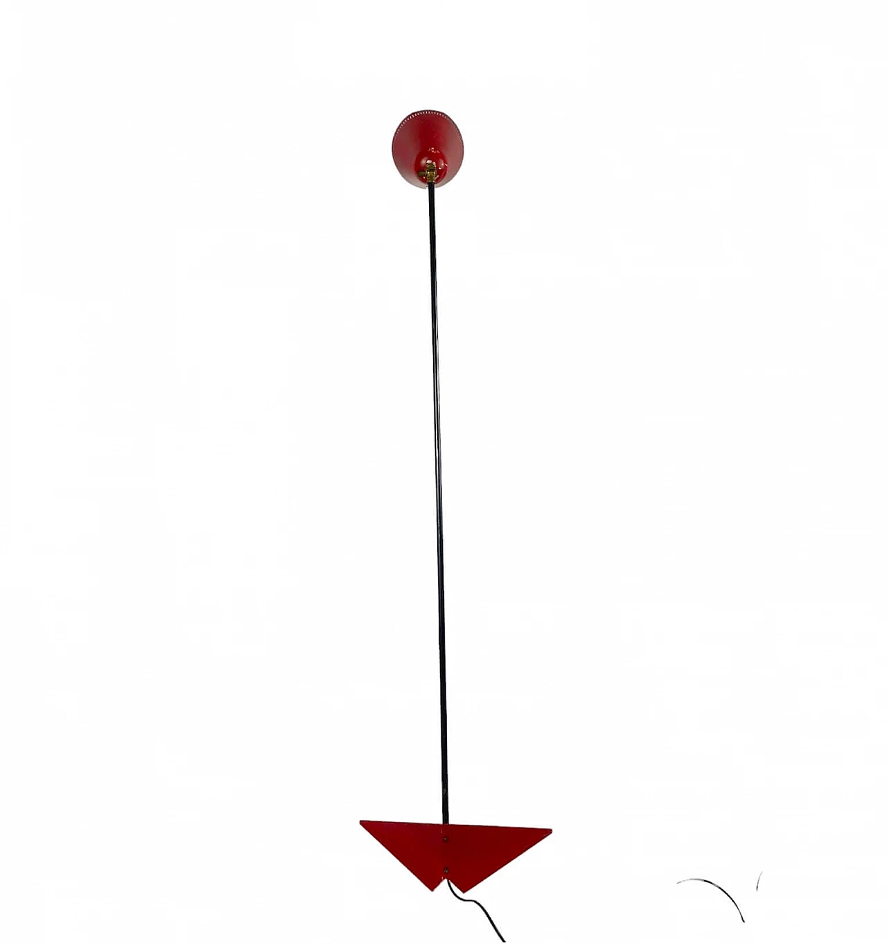 Lampada da terra rossa di Svend Aage Holm-Sørensen per Holm Sørensen & Co, anni '50 9