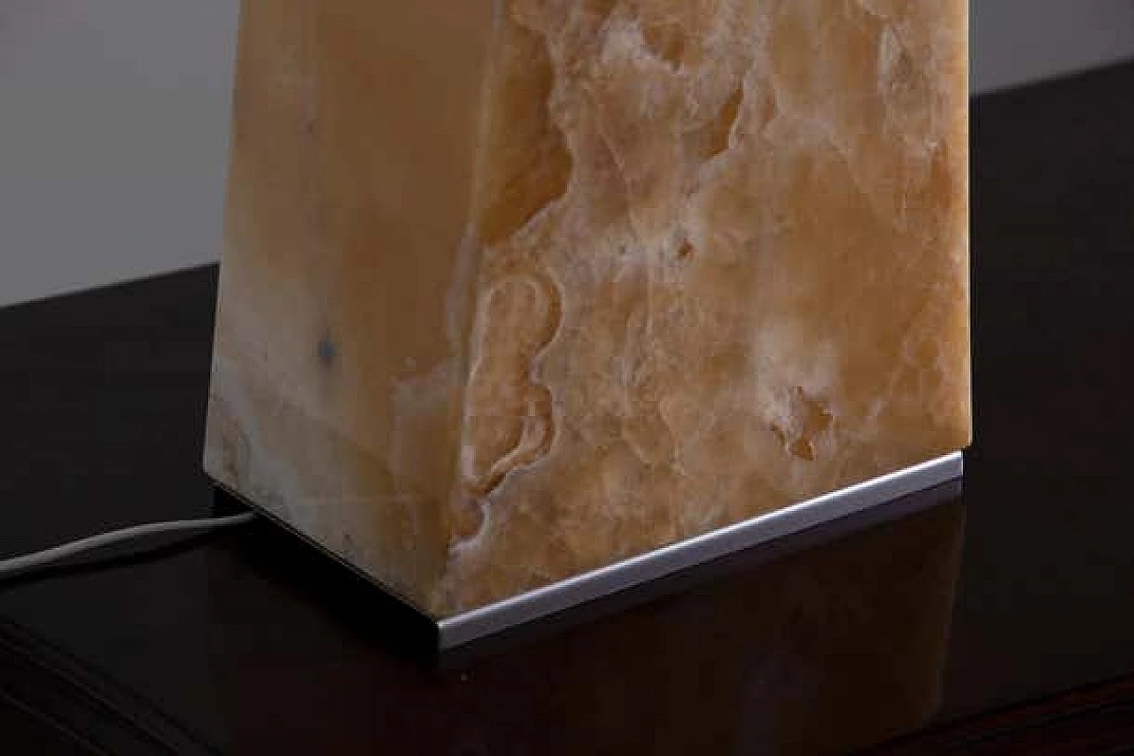Carved alabaster table lamp 3