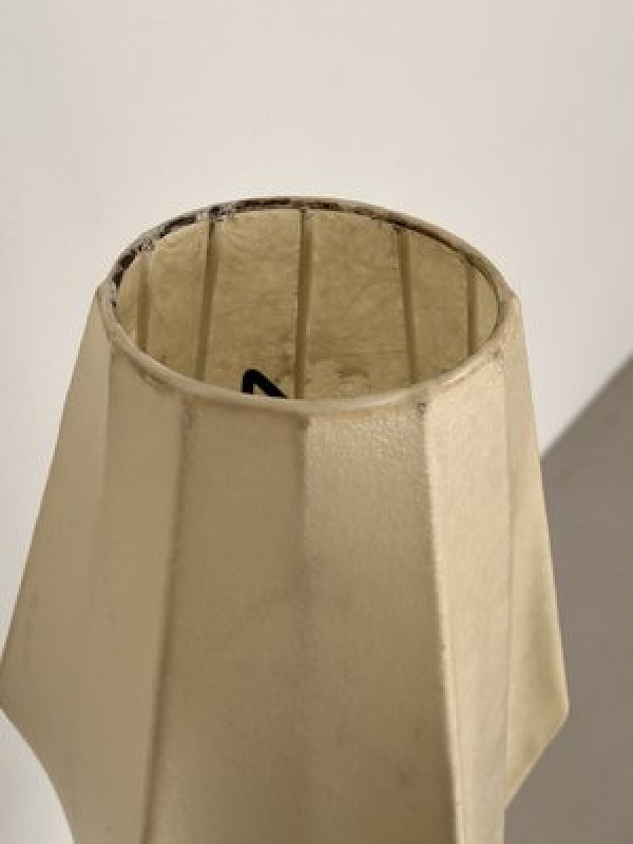 Cocoon floor lamp with metal base, 1960s 15