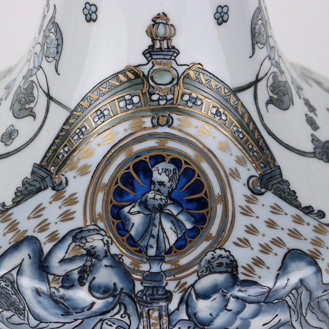 Vaso in porcellana di Paris Royal, inizio '900 3