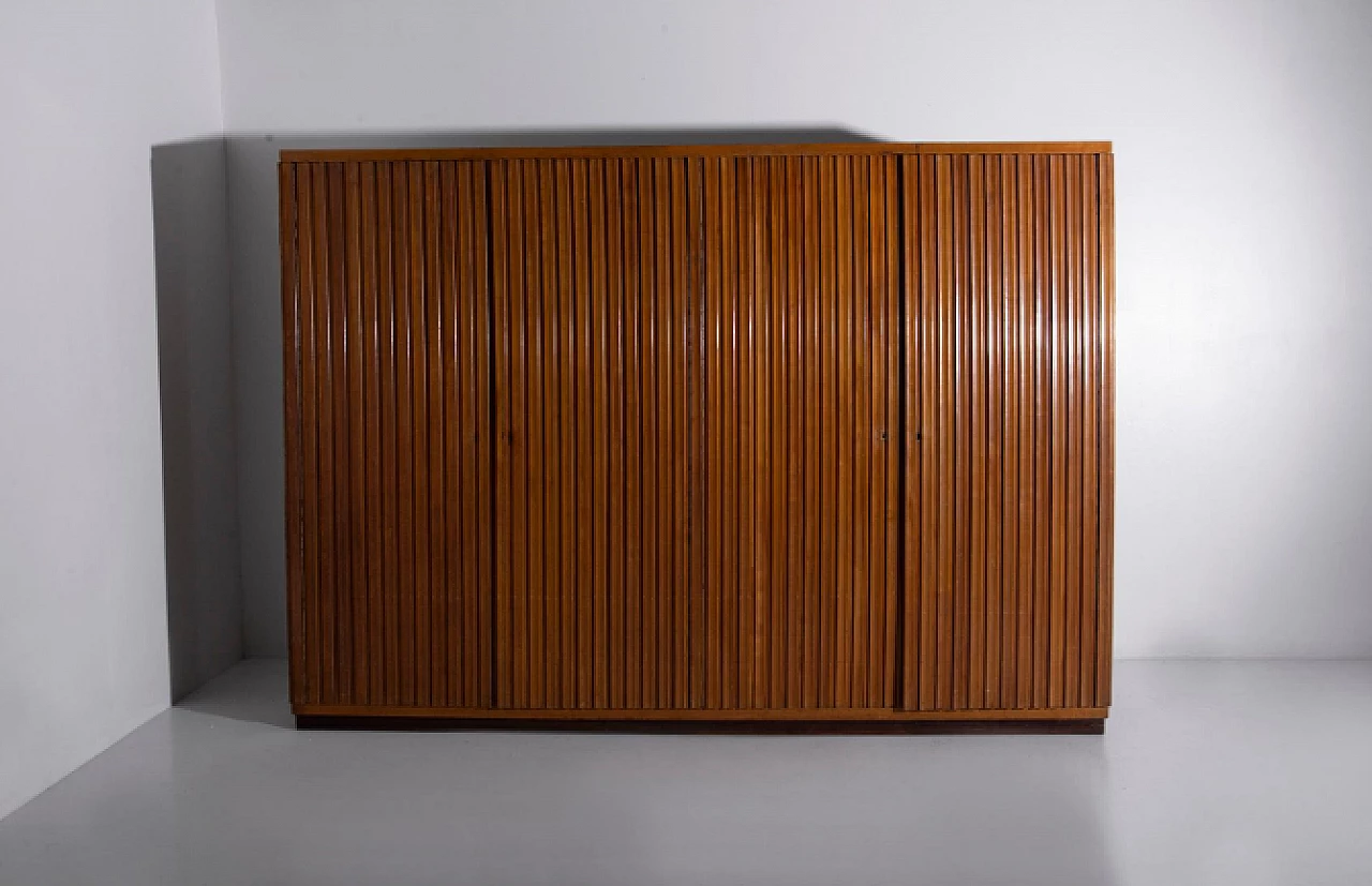 Armadio attribuito a Luigi Scremin per Industria Armadio Guardaroba Trieste, anni '50 2