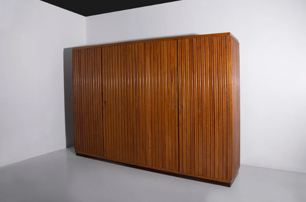 Armadio attribuito a Luigi Scremin per Industria Armadio Guardaroba Trieste, anni '50 4