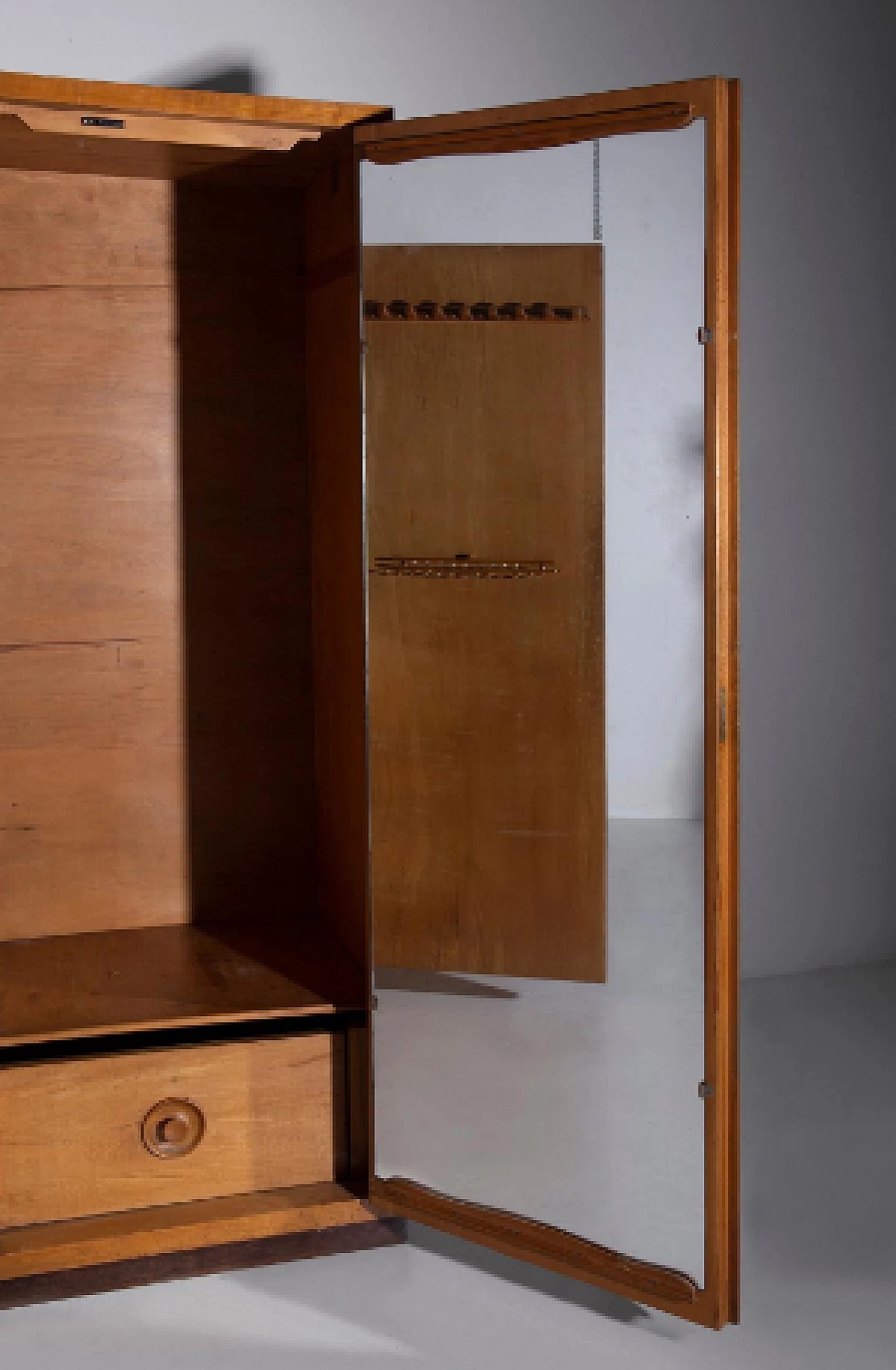 Armadio attribuito a Luigi Scremin per Industria Armadio Guardaroba Trieste, anni '50 11