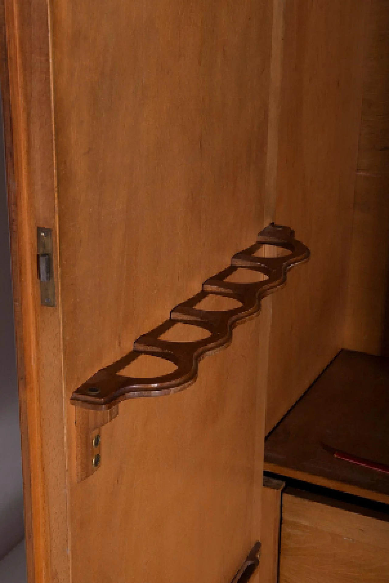 Armadio attribuito a Luigi Scremin per Industria Armadio Guardaroba Trieste, anni '50 16