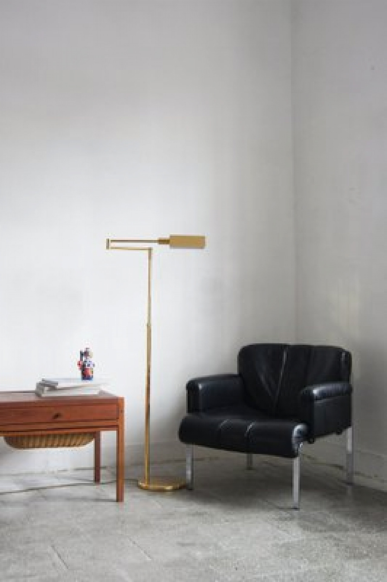 Brass adjustable floor lamp by Fratelli Martini, 1970s 10