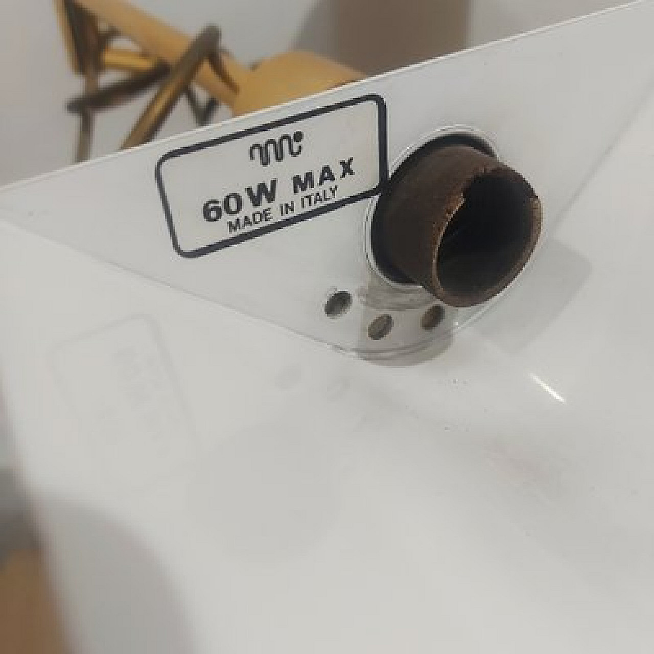 Lampada da terra regolabile in ottone di Fratelli Martini, anni '70 15