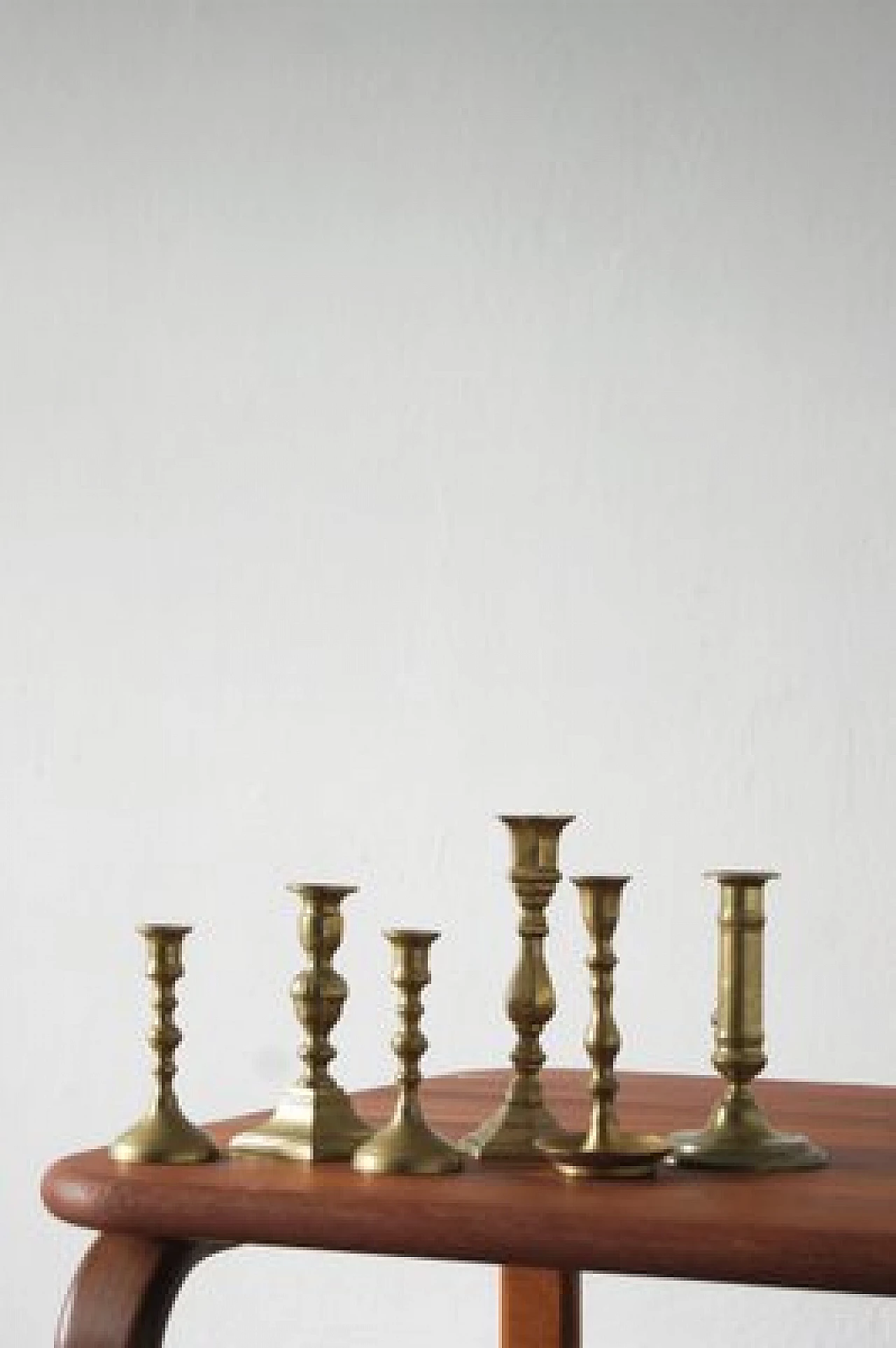 6 Candelieri in ottone, anni '60 2