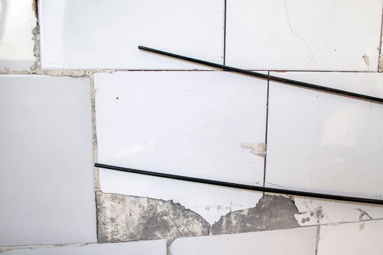 Struttura letto in legno e metallo di Toni Cordero, anni '80 5