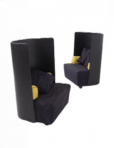 Coppia di poltrone di De Pas, Durbino & Lomazzi per Zanotta, anni '80
