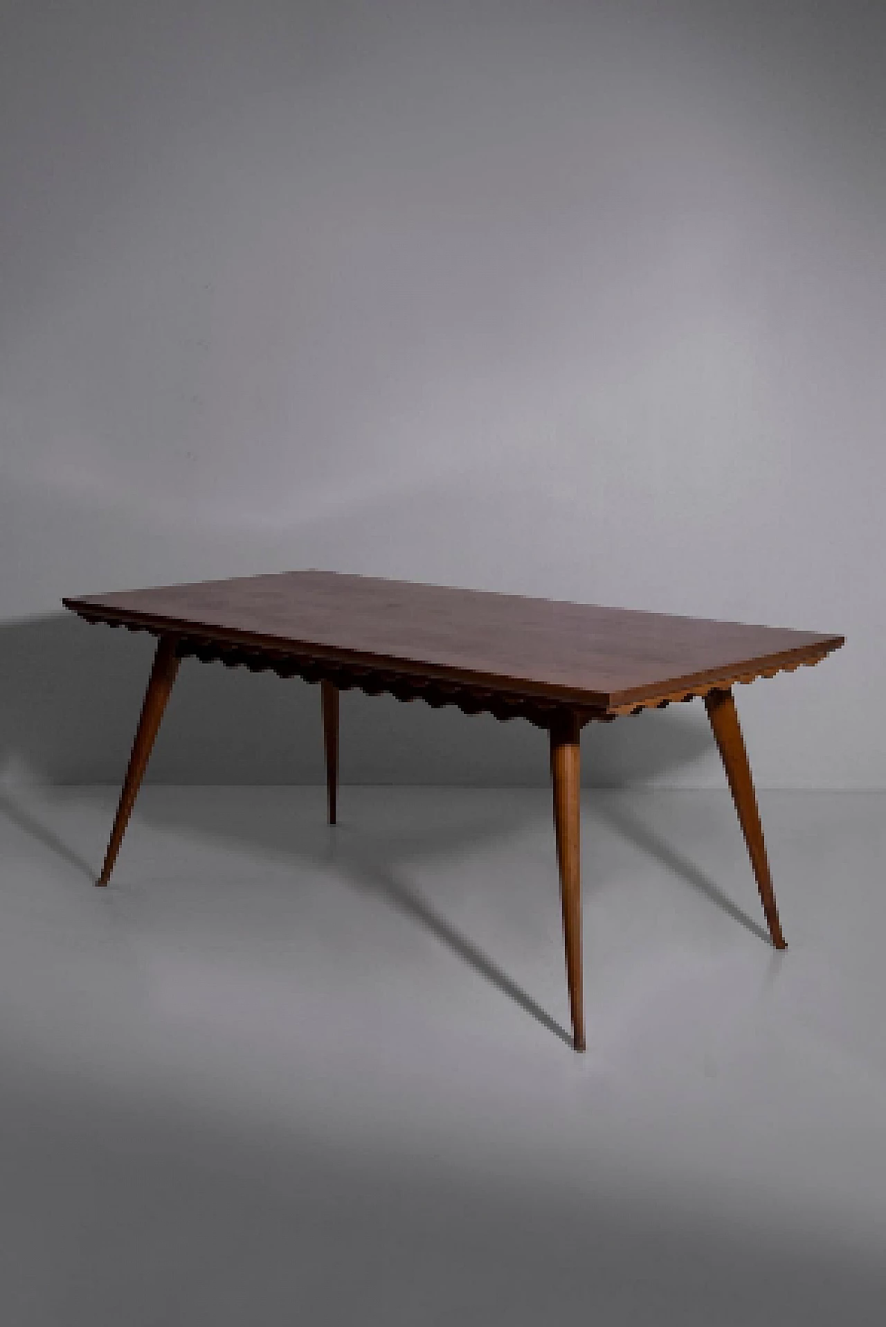 Wood table attributed to Paolo Buffa, 1950s 10