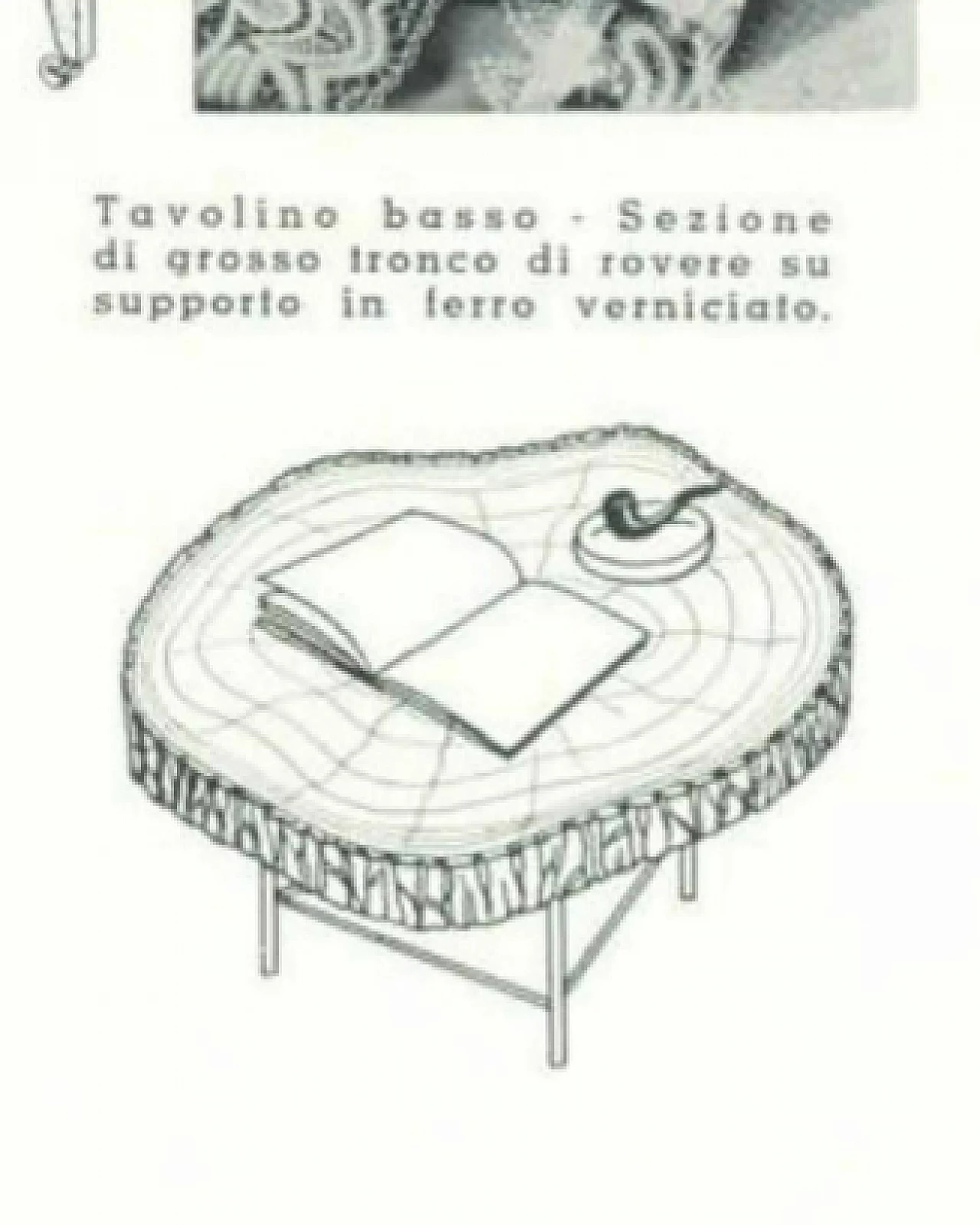 Tronco coffee table by Ignazio Gardella, 1950s 8