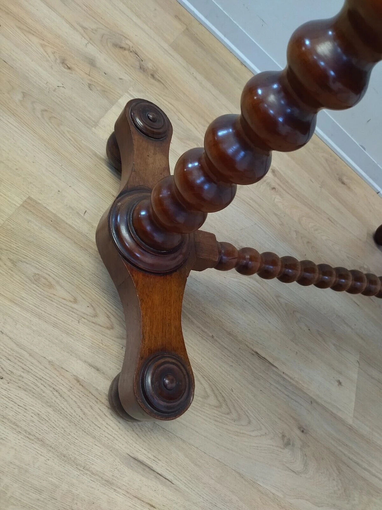 English solid mahogany writing desk, late 19th century 14