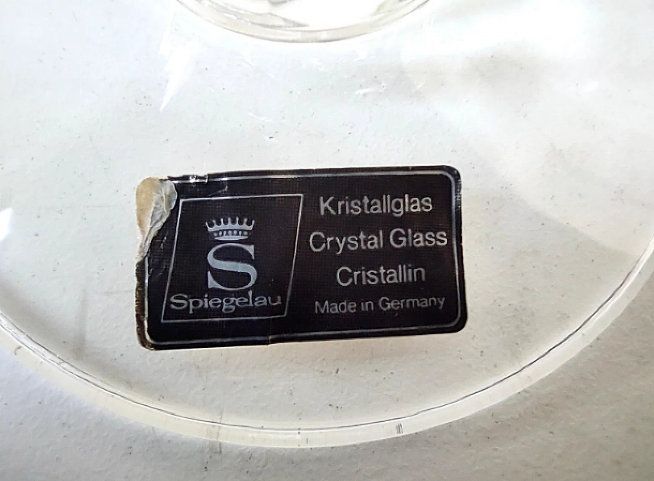 22 Bicchieri in cristallo con bordo dorato di Spiegelau, anni '70 8