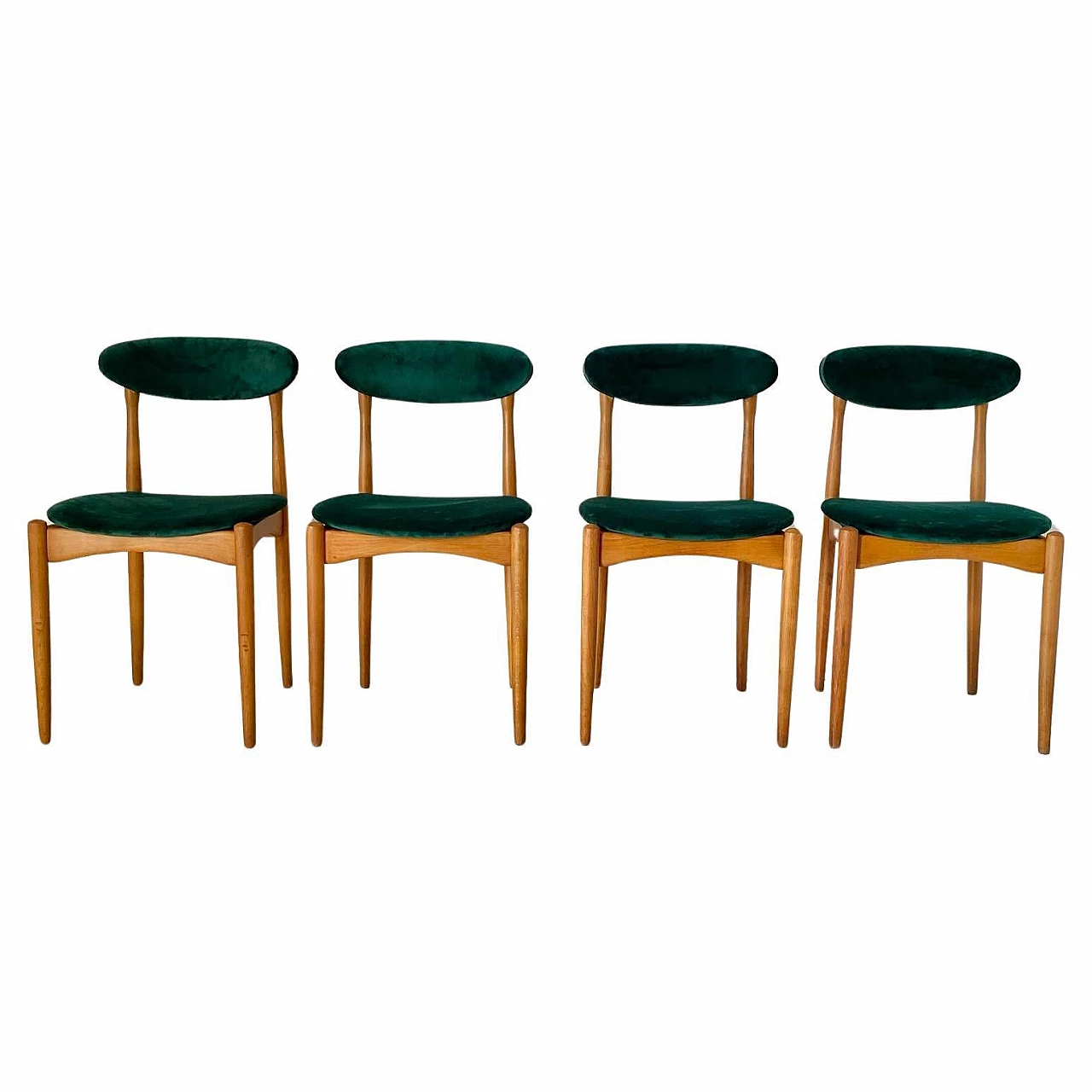 Table and four chairs in the style of Rajmund Halas, 1960s 9