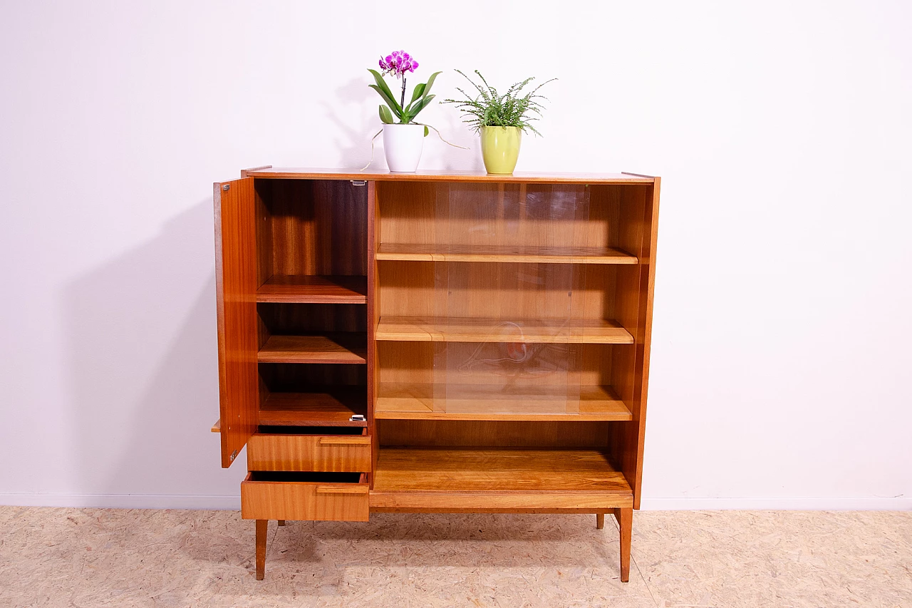 Glass cabinet by F. Mezulánik for UP Závody, 1960s 9