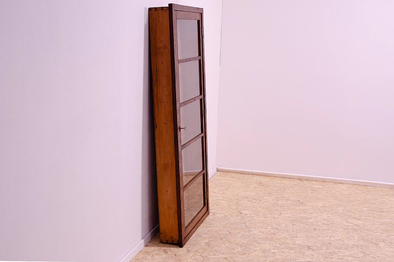 Czechoslovakian Functionalist oak display cabinet, 1930s 5