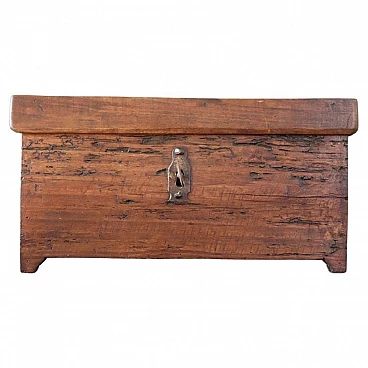 Poplar wood jewelry box, late 17th century