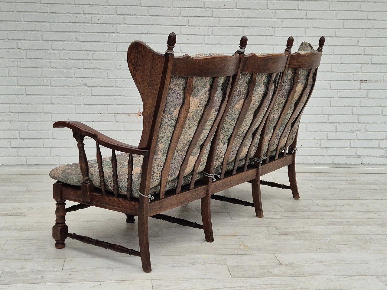 3 Seater sofa in oak wood by Regan Møbelfabrik, 1960s 4