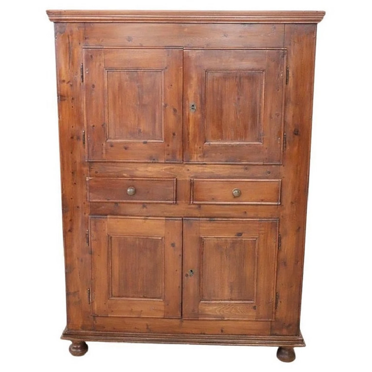 Cabinet in solid fir wood, late 18th century 1