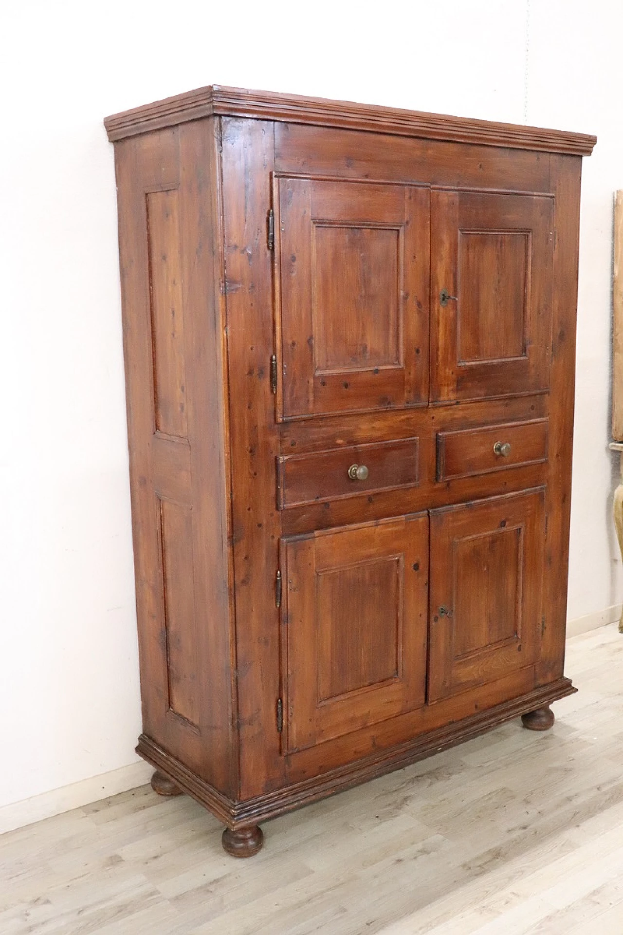 Cabinet in solid fir wood, late 18th century 4