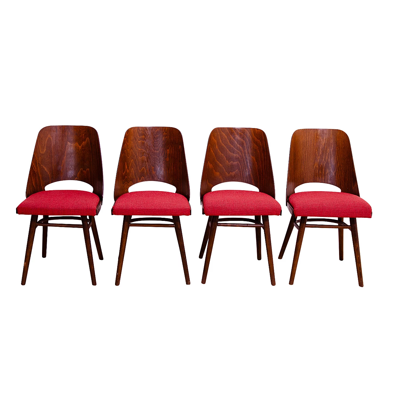 4 Chairs by Radomír Hofman for TON, 1960s 1